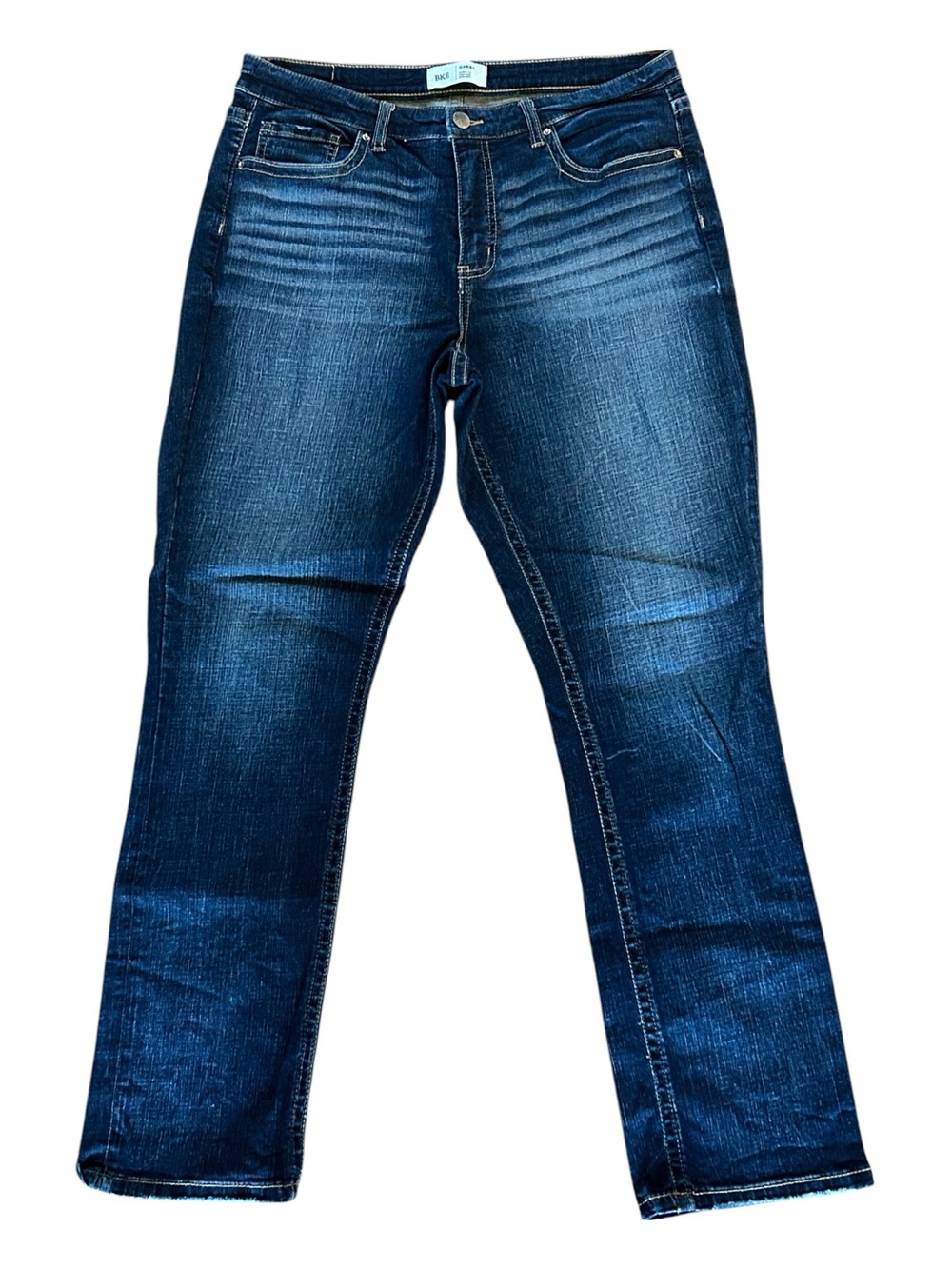 BKE Gabby Curvy Fit High Rise Straight Jeans